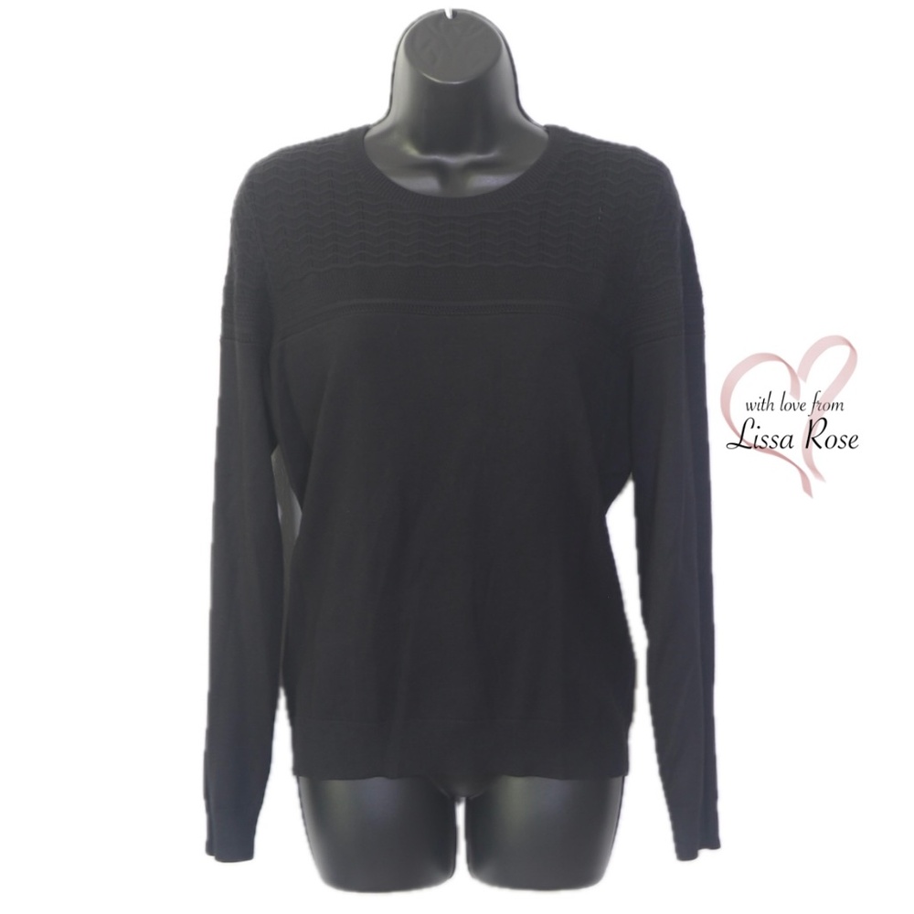 Pointelle Topped Crew (Ann Taylor)